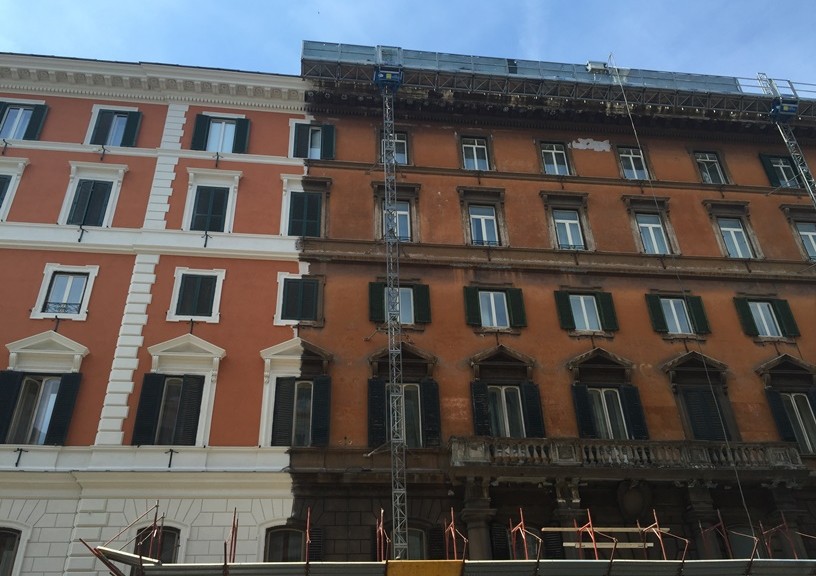 Palazzo Tenerani in Via Nazionale a Roma