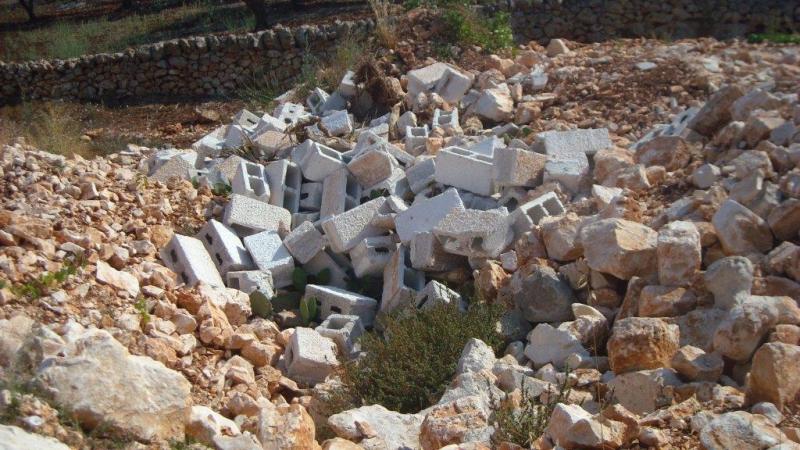 discarica abusiva mat edili