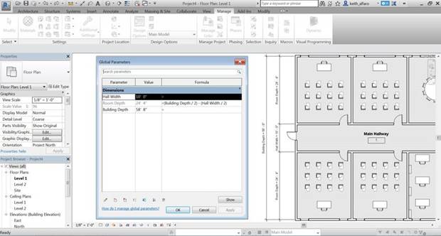 Un'altra schermata da Revit 2017 (Image Courtesy of Autodesk)