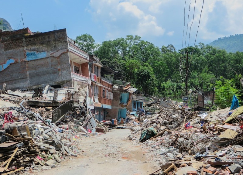 Destroyed Village