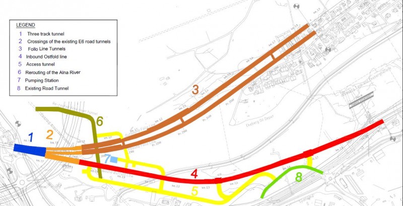 Figura 1 – Rappresentazione del lotto affidato a Condotte SpA, “DRILL & BLAST” (Condotte SpA)