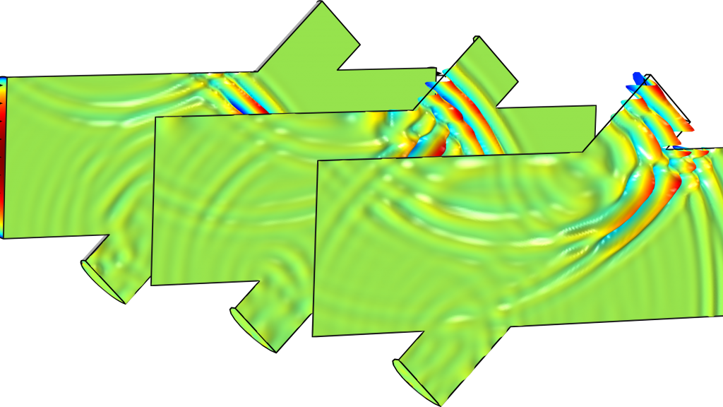 Simulazione numerica con COMSOL® di un flussimetro a ultrasuoni intrusivo