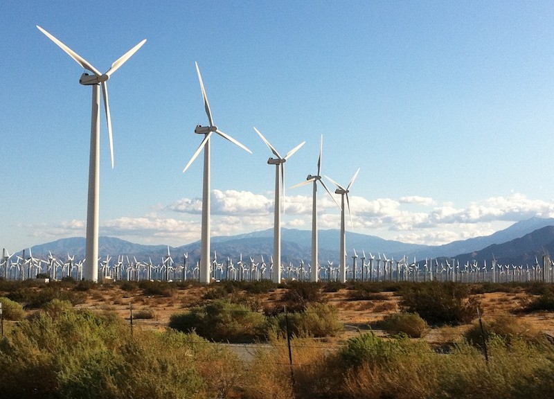 Power Generating Windmill Farm