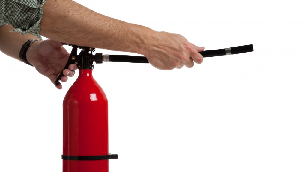 Avoiding an emergency - putting out a fire