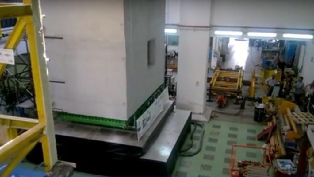 L'edificio antisismico costruito nei laboratori dell'Università Federico II di Napoli