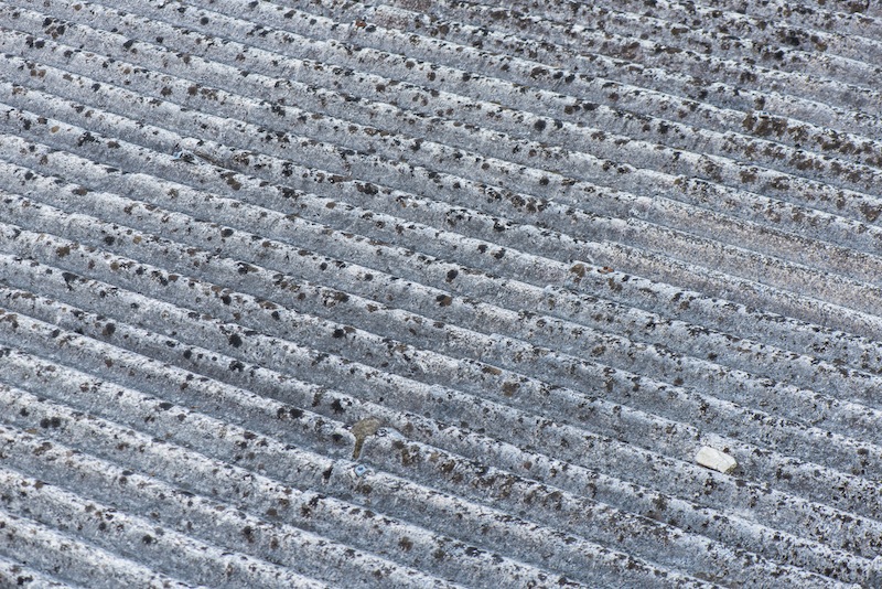 Roof particular asbestos