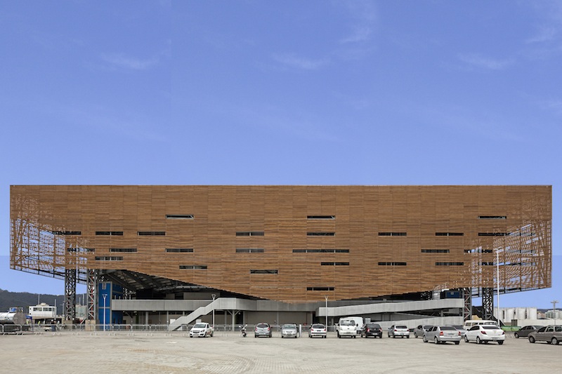 Il padiglione temporaneo del Future Arena a Rio 2016 © Leonardo Finotti