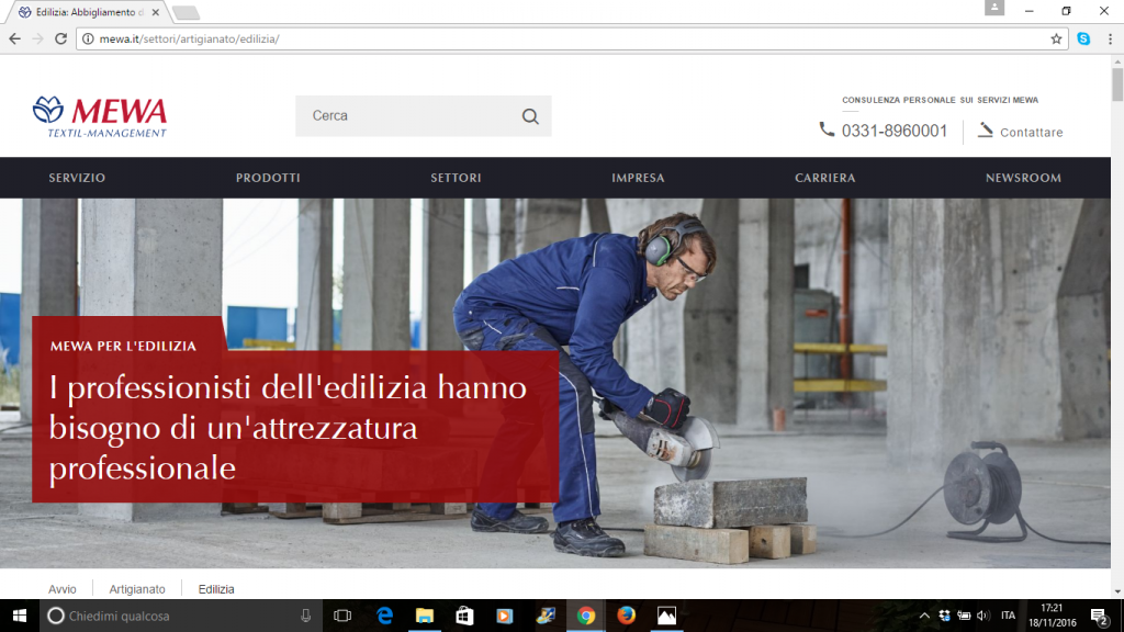 La moda nell' abbigliamento da lavoro: un mondo da sperimentare. Ingrandimenti di dettagli pratici, scene riprese dagli ambienti di lavoro. MEWA dimostra che se si indossano indumenti moderni, anche il lavoro può risultare più piacevole. (Foto: MEWA)