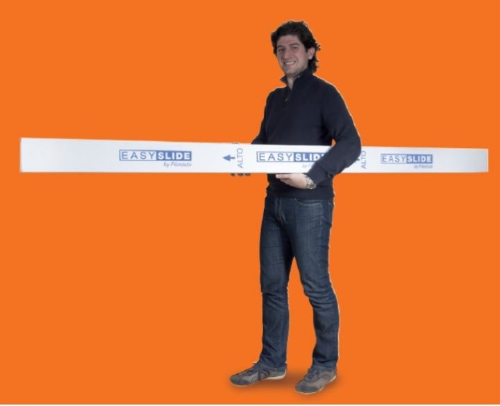 Easy Slide: confezione di dimensioni ridotte e leggera