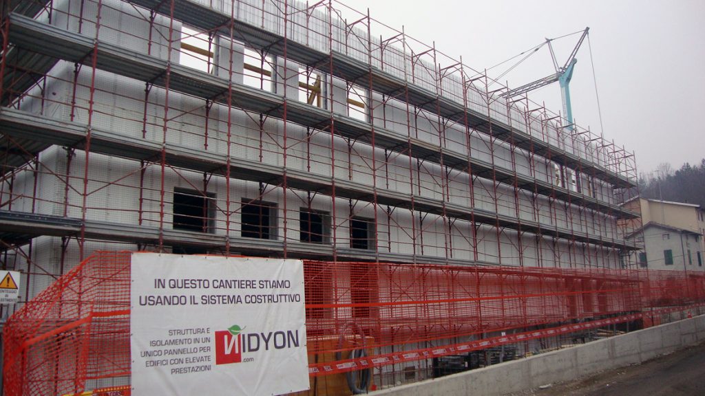Pannello Doppio Twin Nidyon_cantiere Langhirano