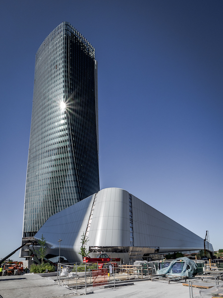 foto del cantiere torre Hadid © CMB-Domenico Cichetti