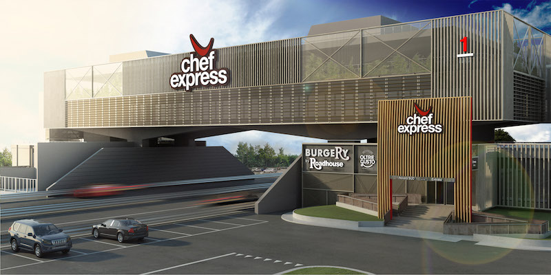 Come si presenta il nuovo Chef Express di Novara nord e sud; progetto di Iosa Ghini Associati (2017) © Iosa Ghini Associati