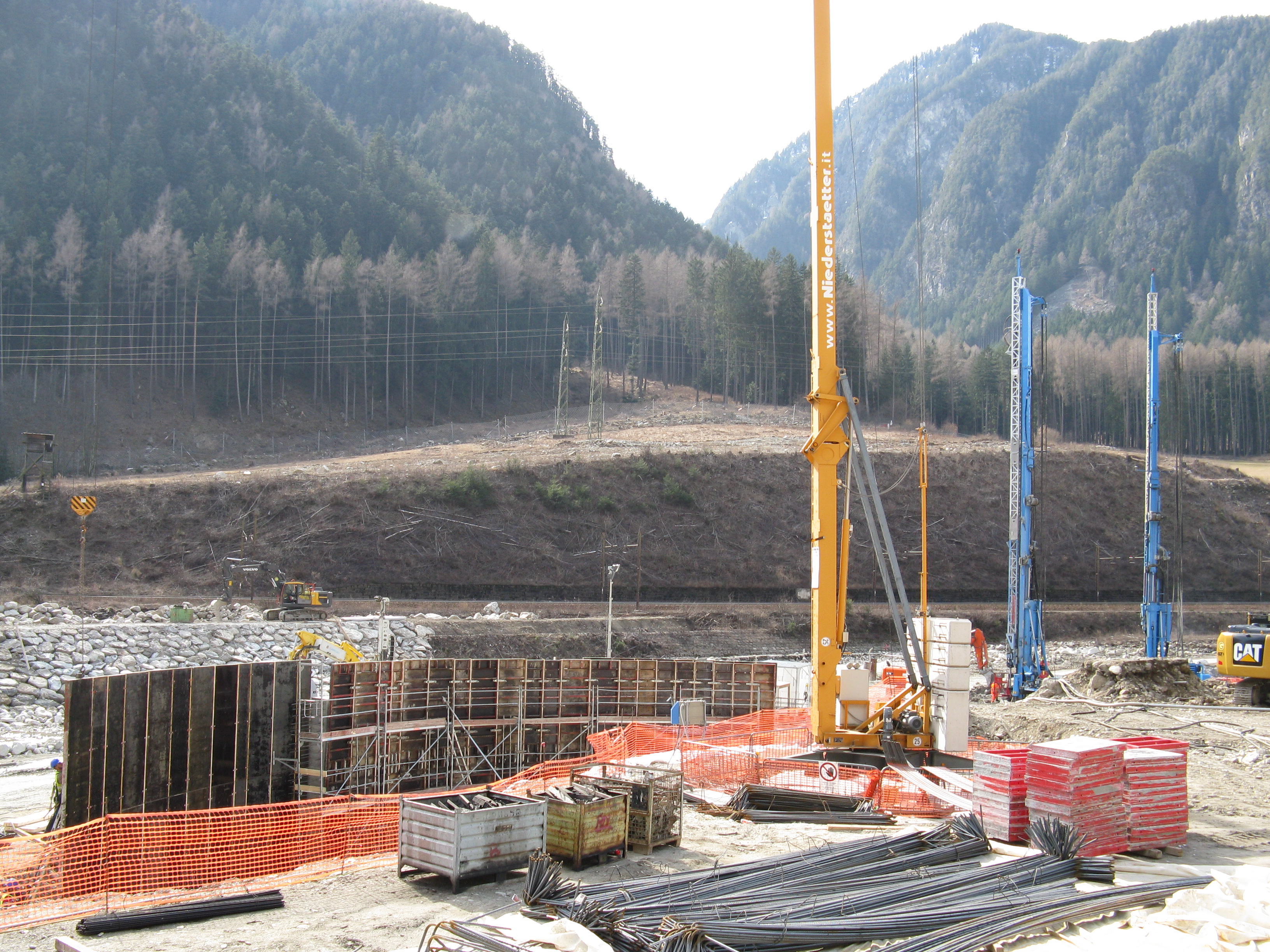 Sottoattraversamento dell’Isarco, immagine dal cantiere