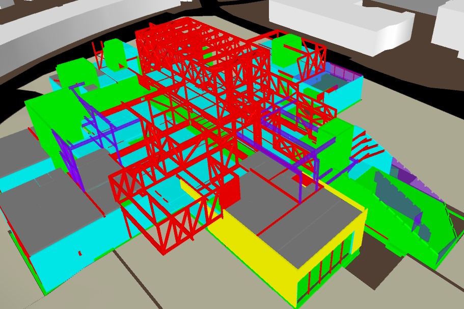 LEGO House - modello Revit - avanzamento © COWI