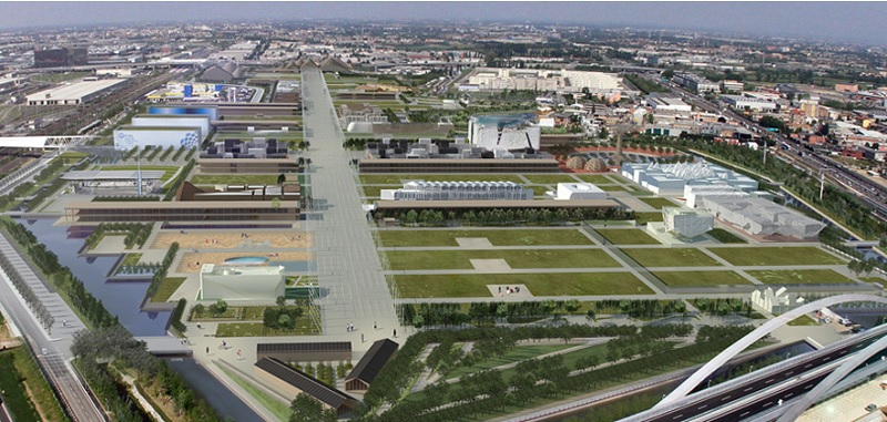 L'area di Expo 2015 cambierà volto e funzioni (fonte www.arexpo.it)