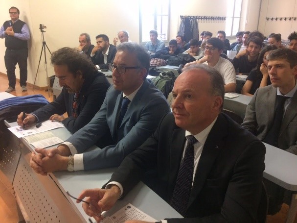 Presidente CNGeGL, Maurizio Savoncelli – Prof. Tarantino – Prof. Capra
