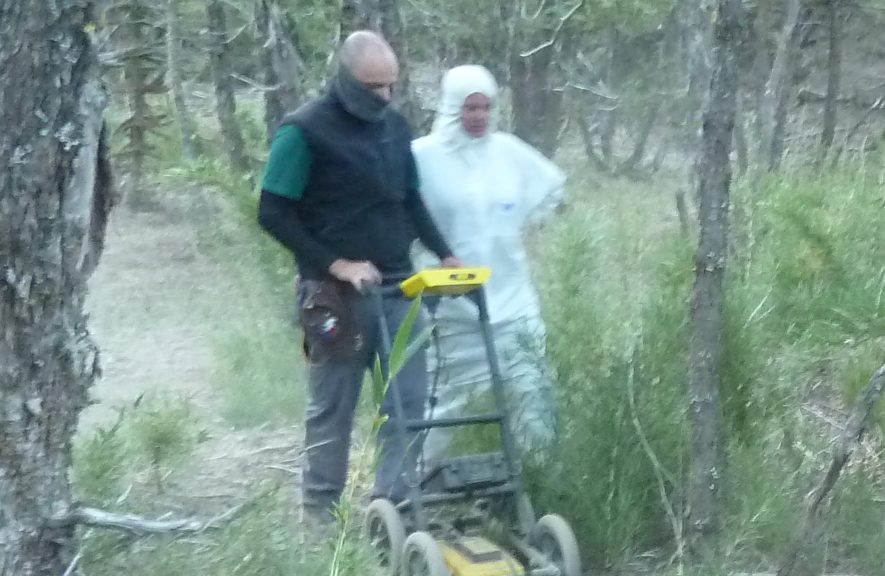 Geologia forense: georadar