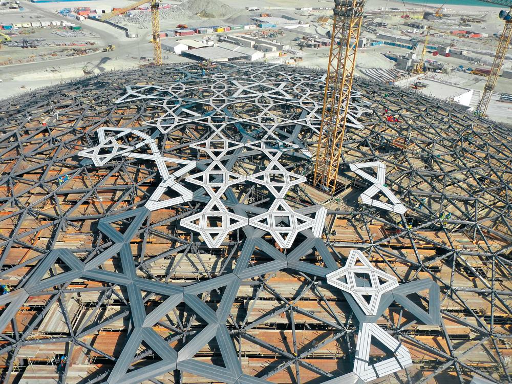 Cupola Louvre Abu Dhabi - courtesy Waagner Biro