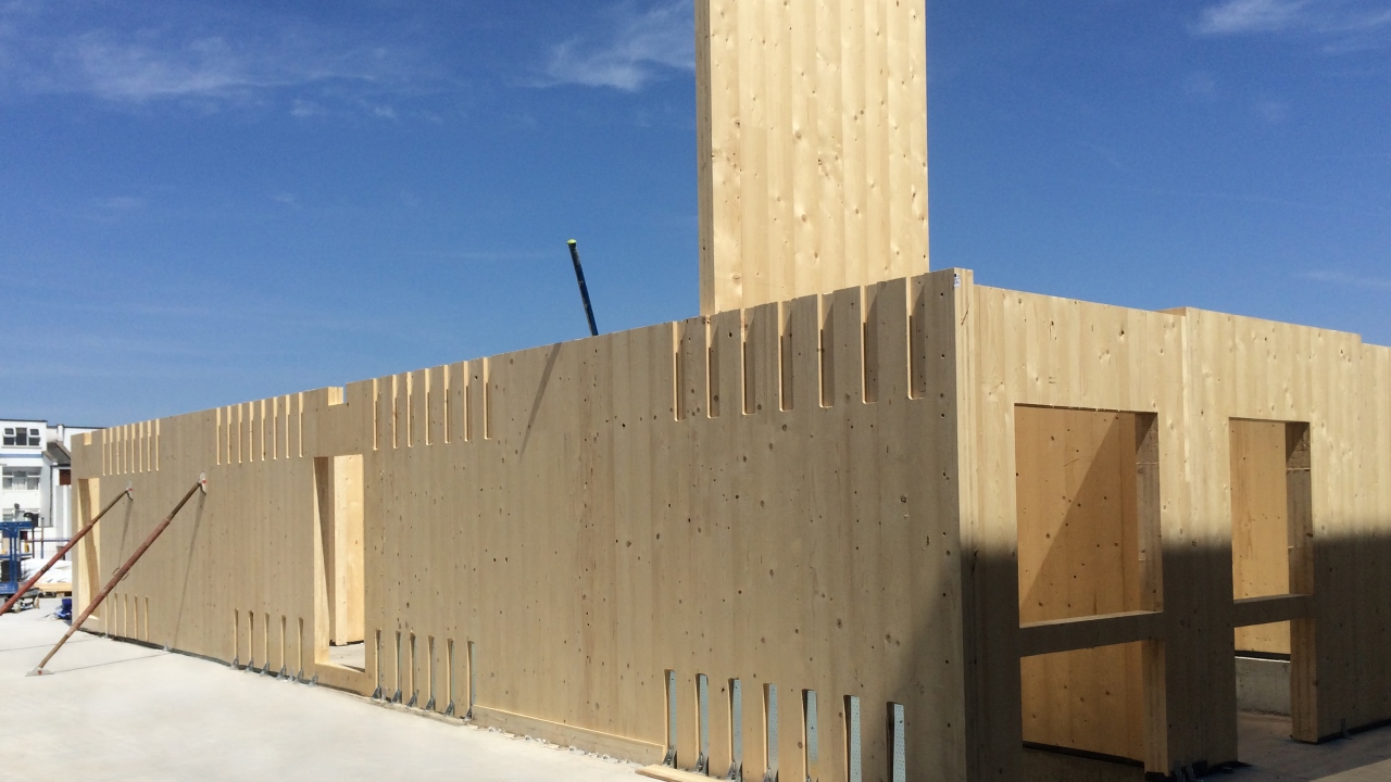 Dalston Lane - CLT - courtesy of BK Structures