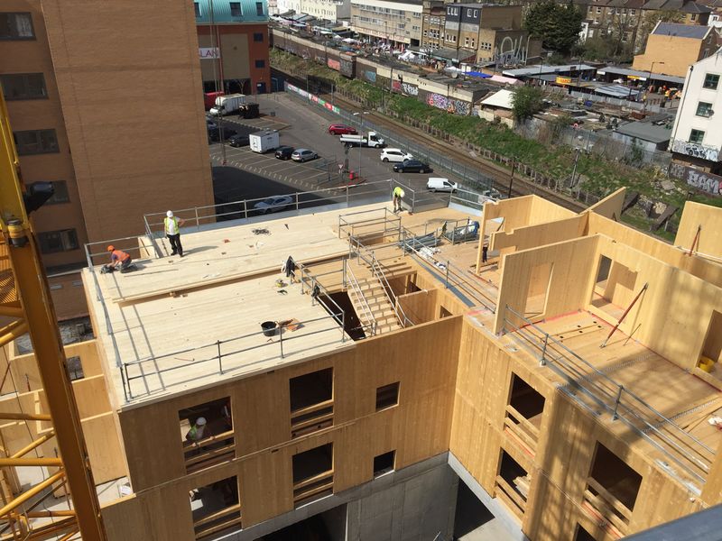 Dalston Lane - CLT - courtesy of Binder Holz