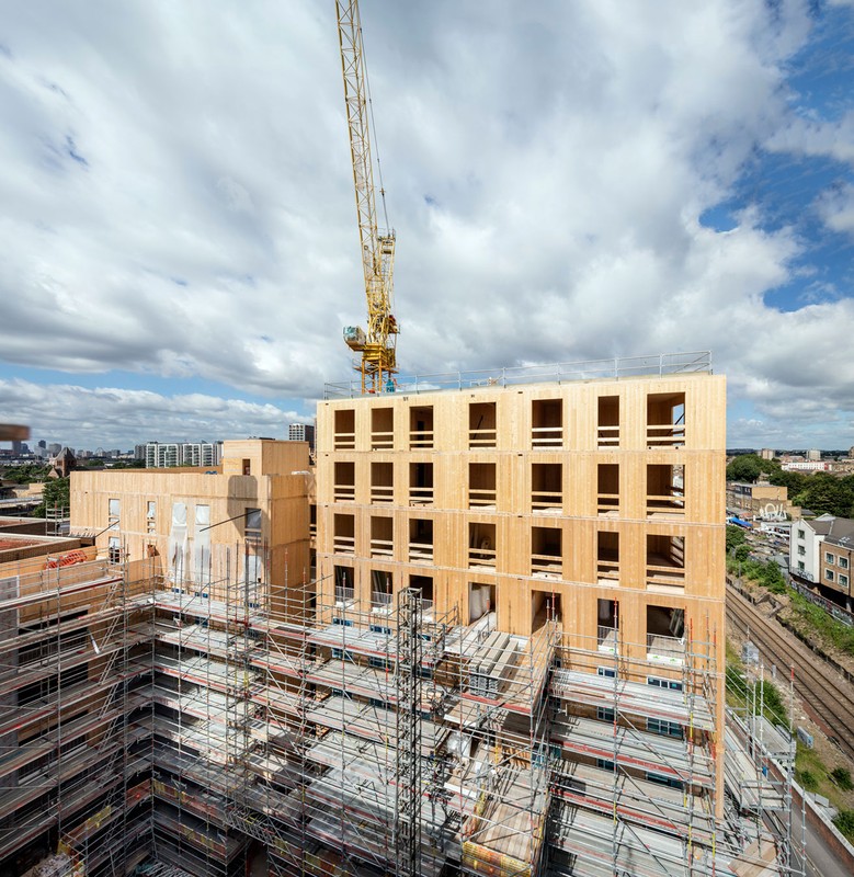 Dalston Lane - CLT - courtesy of Waugh Thistleton Architects