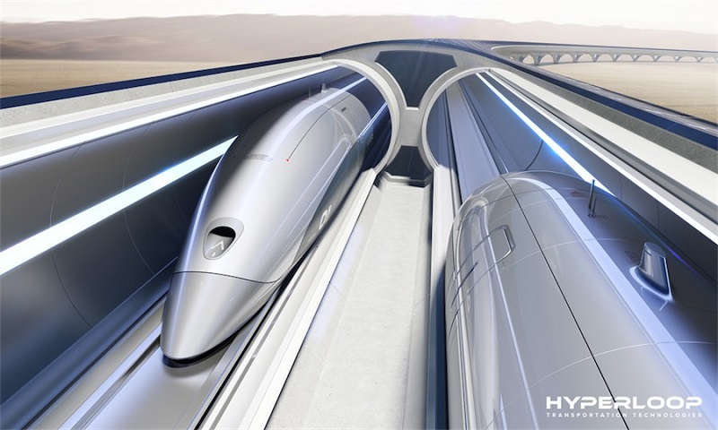 Il treno Hyperloop pronto a sfrecciare negli Stati Uniti