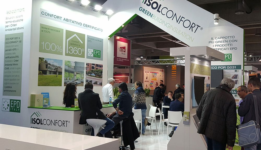 Lo stand Isolconfort a Klimahouse 2018