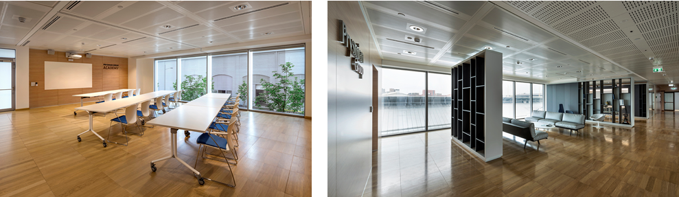 Figura 4. Controsoffitto radiante (Fonte: Fraccaro Officine Termotecniche)