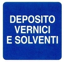 Deposito con vernici e solventi