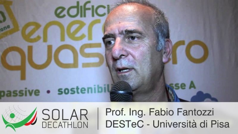 Il Prof. Ing. Fabio Fantozzi, DESTeC - Università di Pisa