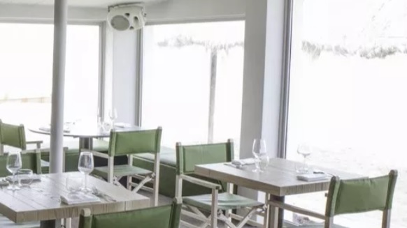 L'interno del ristorante di Fabrizio Sacco