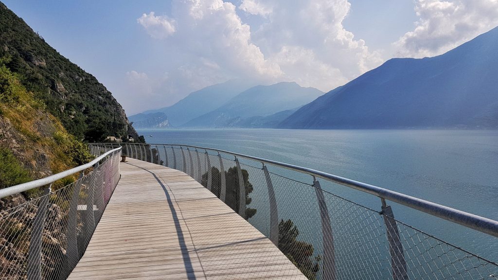 Ciclovia del Garda - passerella - courtesy Geo Rock srl