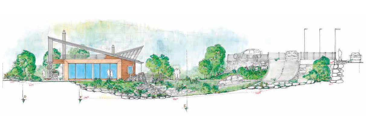 Casa passiva con serra bioclimatica a Saumont, Aosta. Prospetto sud-ovest