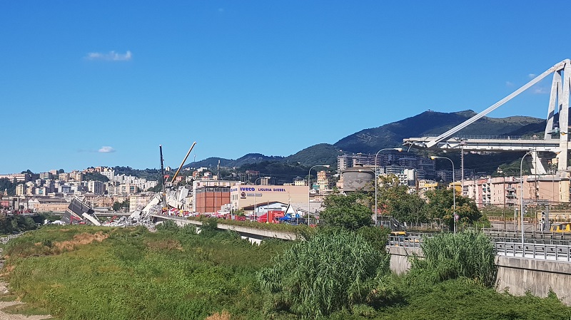 I resti del Ponte Morandi - Copyright Katherine Smale (ICE)