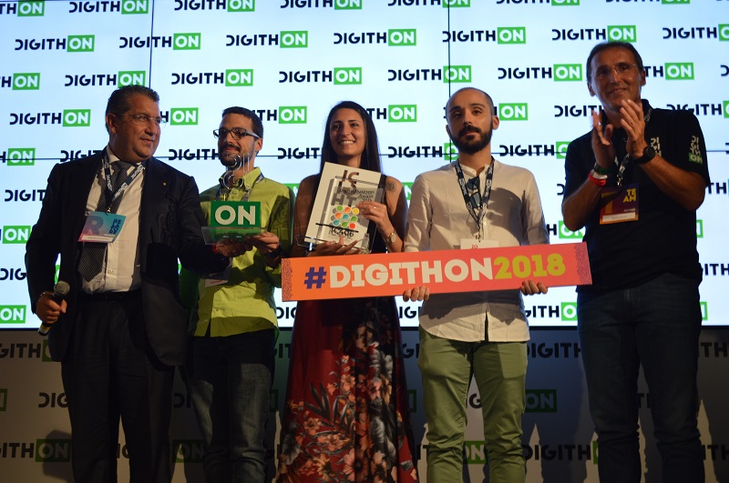 La startup EABlock, vincitrice del primo premio da 10 mila euro di DigithON 2018