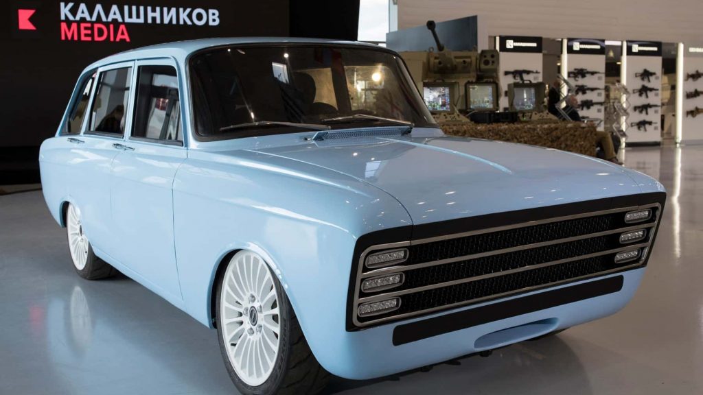 La concept car elettrica targata Kalashnikov (fonte en.kalashnikov.media)