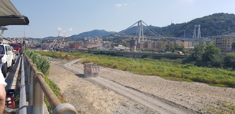 Ponte Morandi, Genova. Foto di Katherine Smale