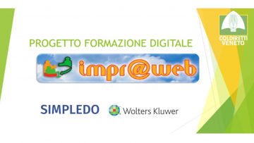 Wolters Kluwer è partner del progetto innovativo sulla formazione on line Coldiretti Veneto Wolters Kluwer è partner del progetto innovativo sulla formazione on line Coldiretti Veneto