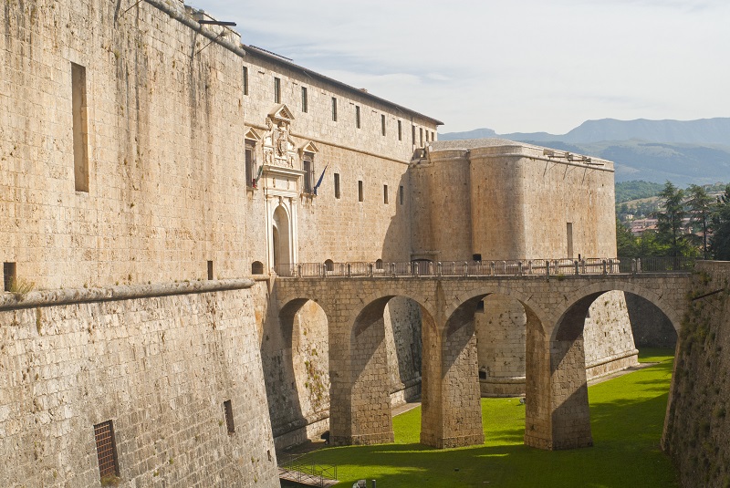 La fortezza spagnola del capoluogo abruzzese