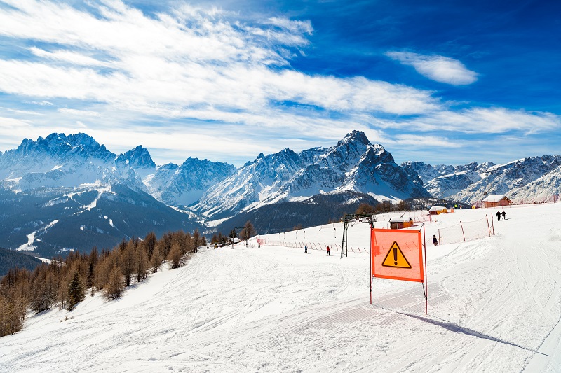 sicurezza sulle piste da sci